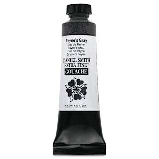 Daniel Smith Extra Fine Gouache - Payne's Gray, 15 ml Tube