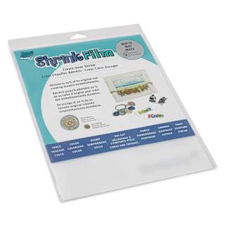 Grafix Shrink Film - 8.5" x 11", Shrink Film, Matte, 6 Sheets