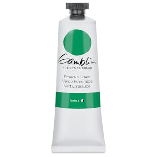 Gamblin Artist's Oil Color - Emerald Green, 37 ml tube