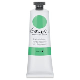 Gamblin Artist's Oil Color - Radiant Green, 37 ml tube