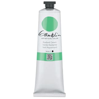 Gamblin Artist's Oil Color - Radiant Green, 150 ml tube