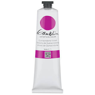 Gamblin Artist's Oil Color - Quinacridone Violet, 150 ml tube