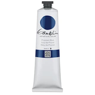 Gamblin Artist's Oil Color - Prussian Blue, 150 ml tube