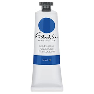 Gamblin Artist's Oil Color - Cerulean Blue, 37 ml tube
