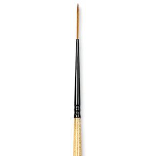 Dynasty Black Gold Brush - Mini Script, Short Handle, Size 20/0
