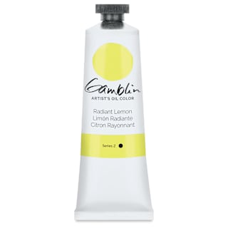 Gamblin Artist's Oil Color - Radiant Lemon, 37 ml tube