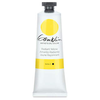 Gamblin Artist's Oil Color - Radiant Yellow, 37 ml tube