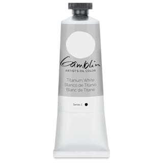 Gamblin Artist's Oil Color - Titanium White, 37 ml tube