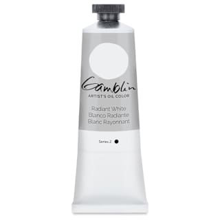 Gamblin Artist's Oil Color - Radiant White, 37 ml tube