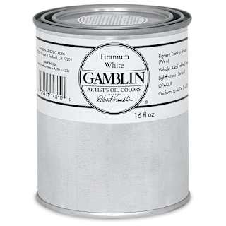 Gamblin Artist's Oil Color - Titanium White, 16 oz Can