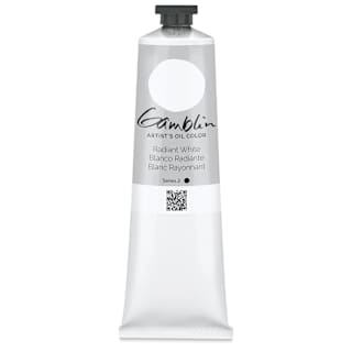 Gamblin Artist's Oil Color - Radiant White, 150 ml tube