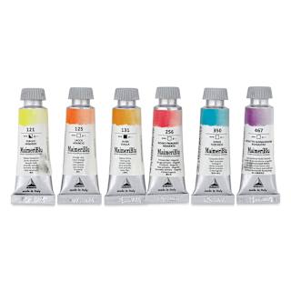 Maimeri Blu Artist Watercolor - Set of 6, Jeannie Dickson Artist, 12 ml Tubes