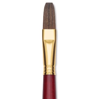 Blick Master Synthetic Kolinsky Brush - Long Handle, Flat, Size 16
