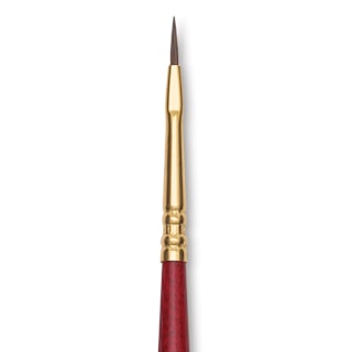 Blick Master Synthetic Kolinsky Brush - Long Handle, Flat, Size 0