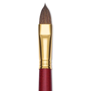 Blick Master Synthetic Kolinsky Brush - Short Handle, Filbert, Size 16