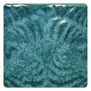 Speedball Mid-Fire Glaze - Teal Agate, 16 oz