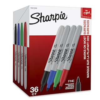 Sharpie Fine Point Permanent Markers - Set of 36, Assorted Colors