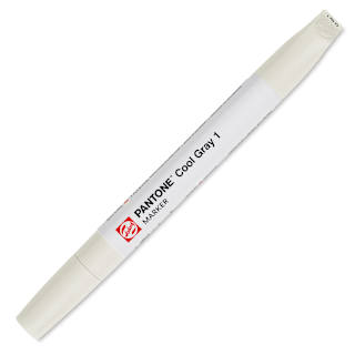 Pantone Dual Tip Marker - Cool Gray 1