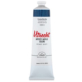Utrecht Artists' Acrylic Paint - Prussian Blue Hue, 5 oz Tube