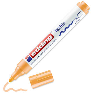 Edding 4500 Textile Pen - Light Orange