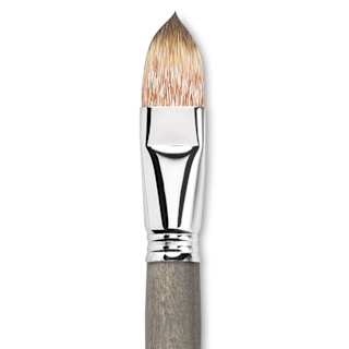Escoda Modernista Tadami Synthetic Mongoose Brush - Filbert, Long Handle, Size 24