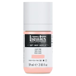 Liquitex Soft Body Artist Acrylics - Light Pink, 59 ml bottle
