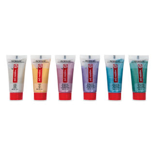 Talens Art Creation Acrylics - Set of 6, Metallic, 12 ml Tubes