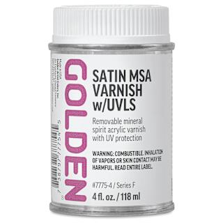 Golden MSA Varnish with UVLS - Satin, 4 oz