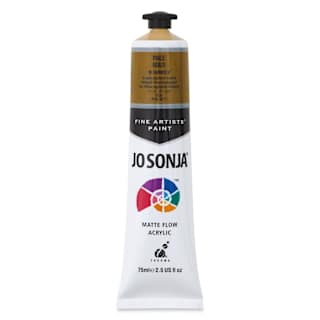 Chroma’s Jo Sonja Specialty Acrylic Paint - Metallic Pale Gold, 75 ml tube