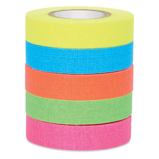 Blick Gaff Stacks Tape - Neon, Pkg of 5