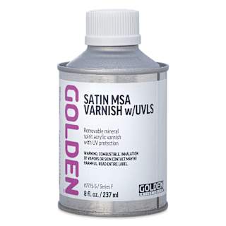 Golden MSA Varnish with UVLS - Satin, 8 oz