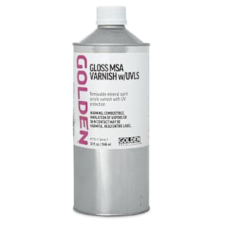 Golden MSA Varnish with UVLS - Gloss, 32 oz