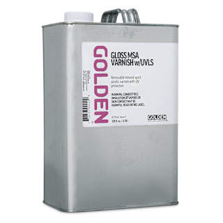 Golden MSA Varnish with UVLS - Gloss, 128 oz