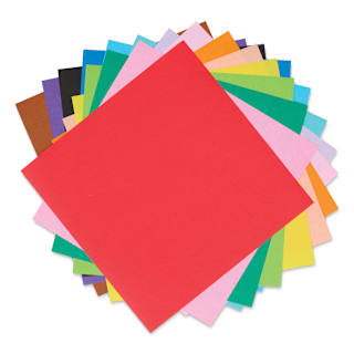 Yasutomo Double-Sided Origami Paper - 5-7/8" x 5-7/8" Sheets, Assorted Colors, Pkg of 45