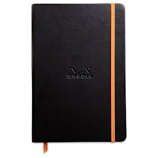 Rhodiarama Hardcover Notebook - Black, A5