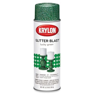 Krylon Glitter Blast Spray Paint - Lucky Green, 5.75 oz can