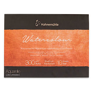 Hahnemühle The Collection Watercolor Block - Cold Press, 11.8" x 15.7", 140 lb, 10 Sheets