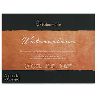 Hahnemühle The Collection Watercolor Block - Cold Press, 14.1" x 18.9", 140 lb, 10 Sheets