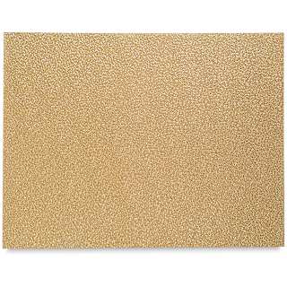 Black Ink Embossed Pebble Paper - 22" x 30", Soft Metallic Gold