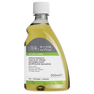 Winsor & Newton Refined Linseed Oil - 500 ml bottle