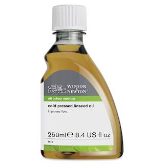 Winsor & Newton Cold Pressed Linseed Oil - 250 ml bottle