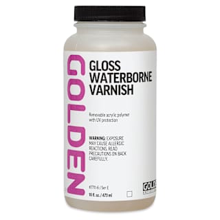 Golden Waterborne Varnish - Gloss, 16 oz
