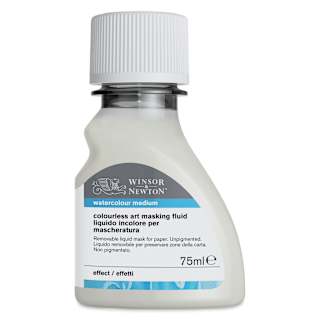 Winsor & Newton Watercolor Mediums - Colorless Art Masking Fluid, 75 ml bottle