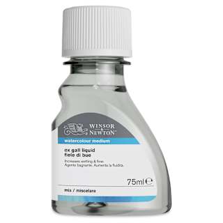 Winsor & Newton Watercolor Mediums - Ox Gall Liquid, 75 ml bottle