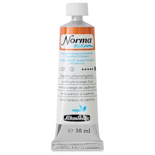 Schmincke Norma Blue Water-Mixable Oil Paint - Cadmium Orange Hue, 35 ml