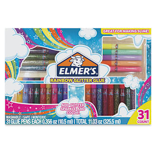 Elmer's Rainbow Glitter Glue Pens Set - Pkg of 31