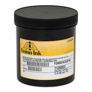 Union Ultrasoft Plastisol Liberty Series Ink - Quart, Cardinal Red