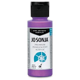 Chroma’s Jo Sonja Premium Pearlescent - Pearlescent Red Violet, 2 oz bottle