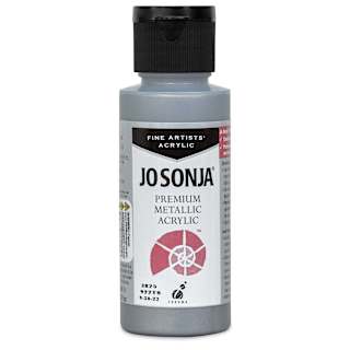Chroma’s Jo Sonja Premium Metallic - Platinum, 2 oz bottle