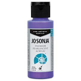 Chroma’s Jo Sonja Premium Pearlescent - Pearlescent Violet, 2 oz bottle